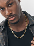 Textured Curb Chain Necklace