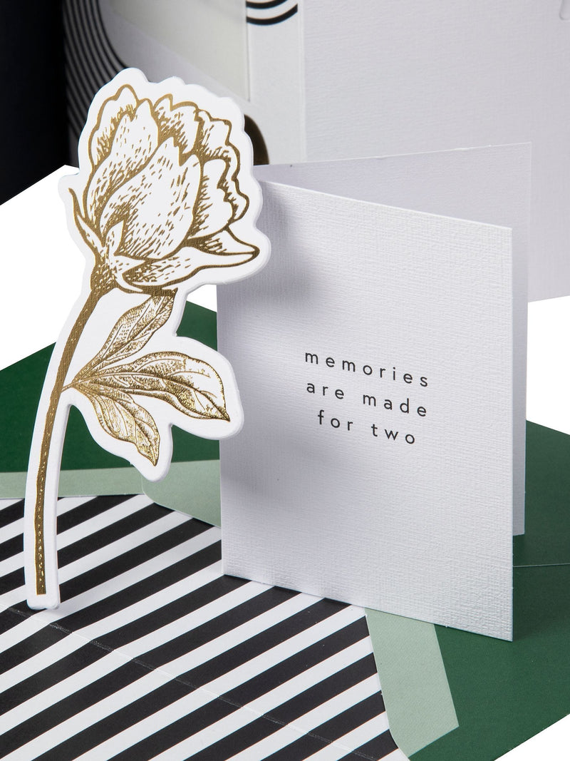 Hallmark Black White Gold Premium Love Card - Memento Luxe