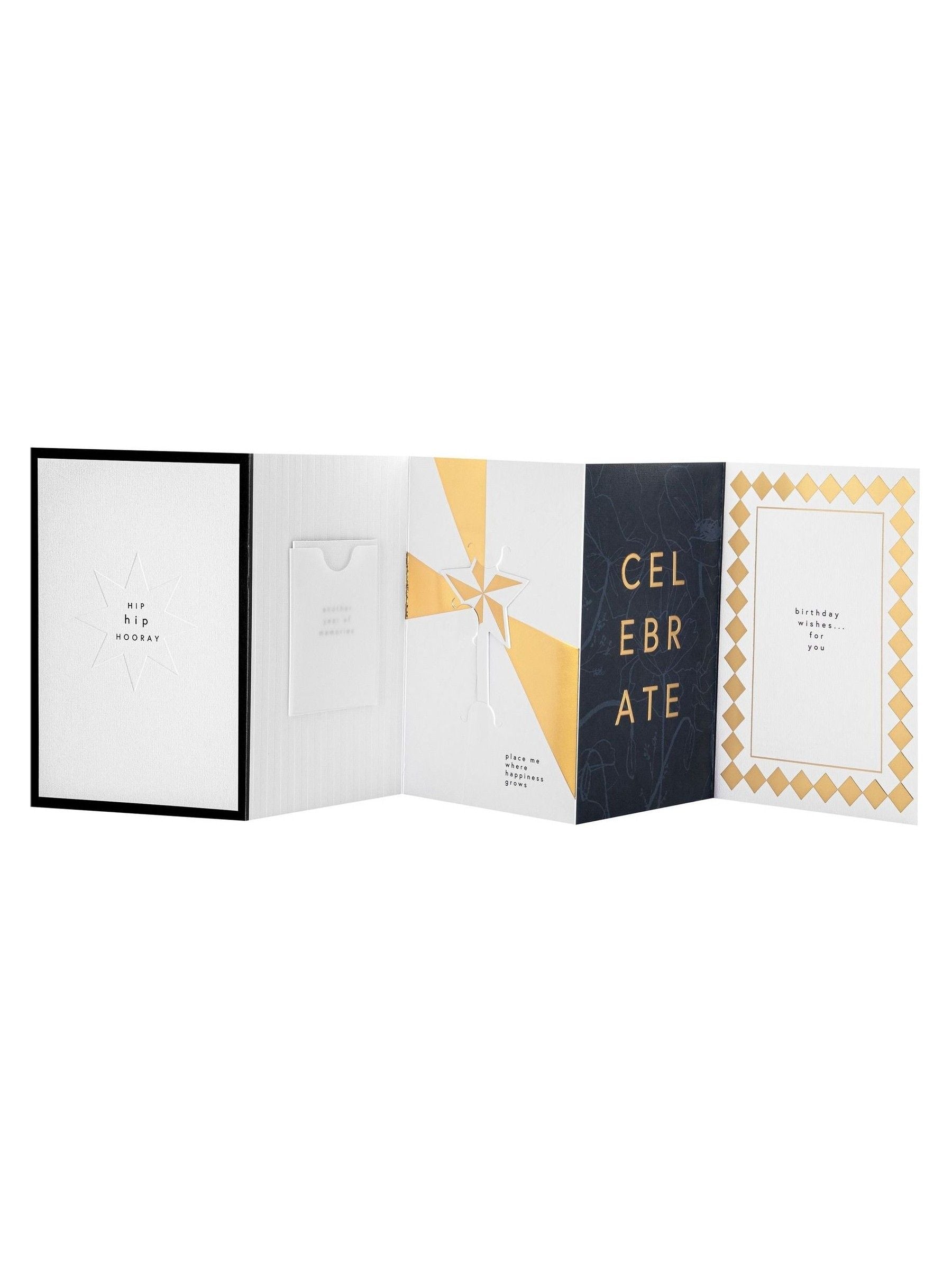 Hallmark Memento Luxe birthday card 17.3cm x 11.9cm, UK version