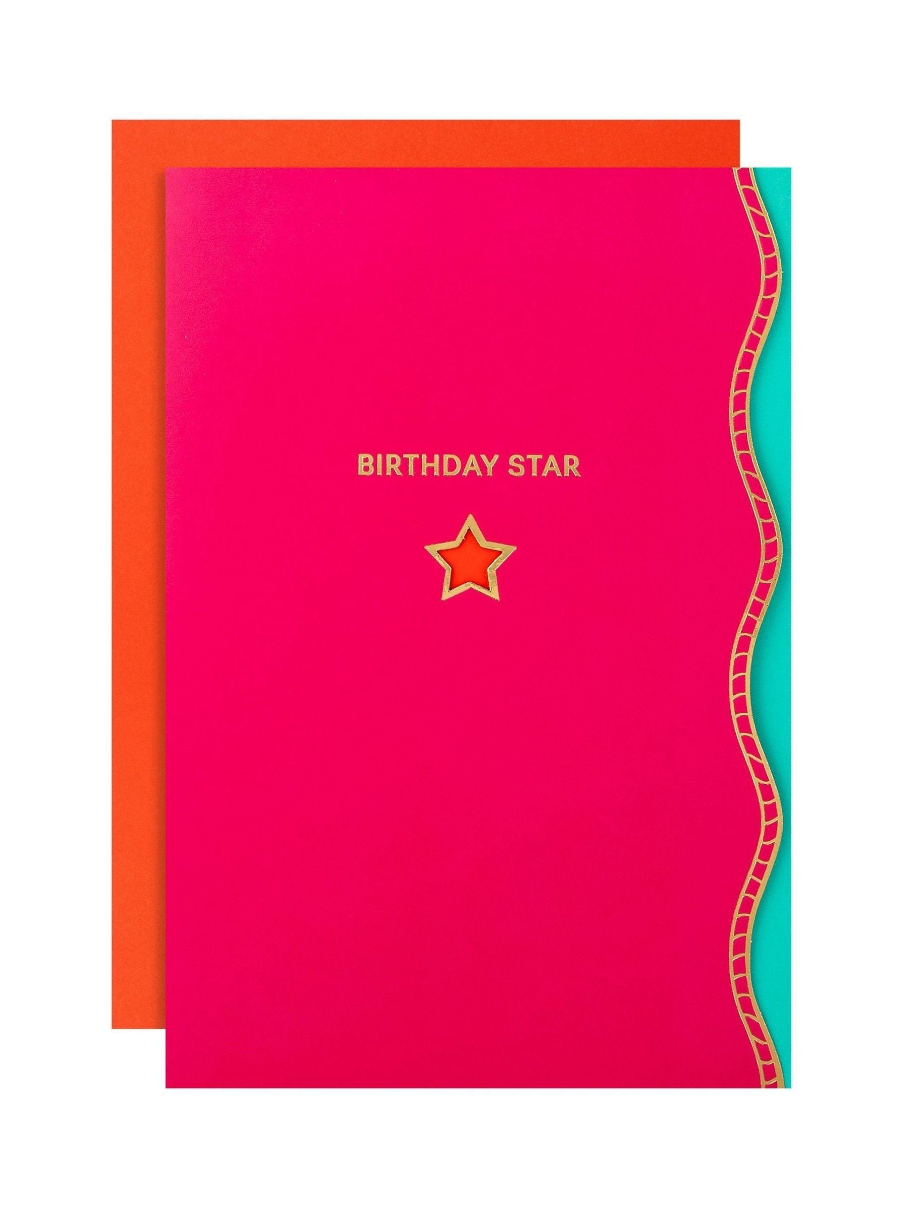 Hallmark birthday card Vivid Aura 17.3x11.9cm, UK version