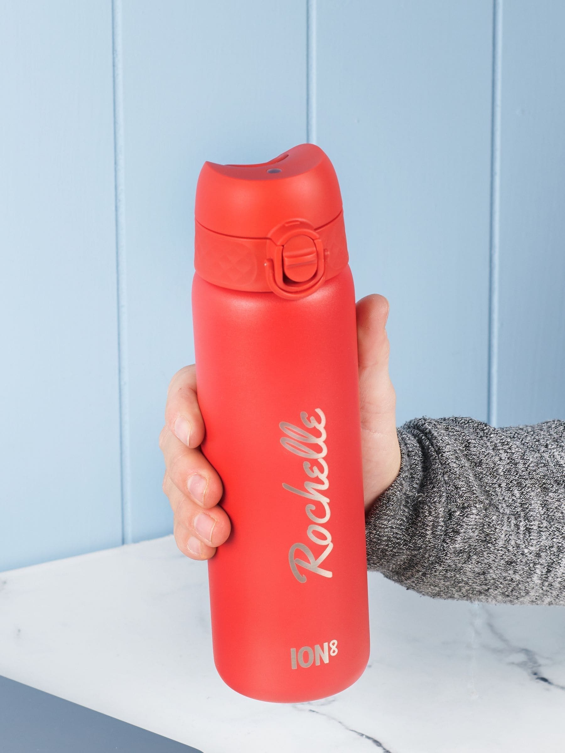 Oakdene personalised ION8 steel water bottle 600ml - British product