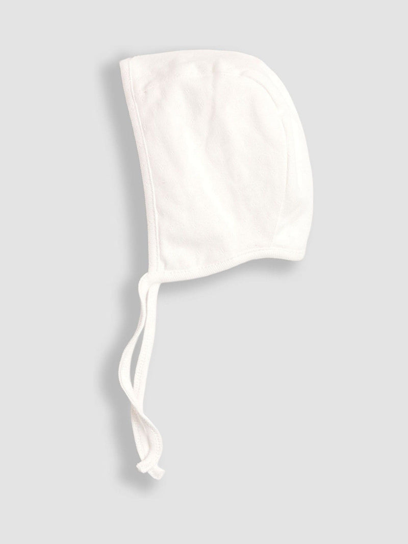JoJo Maman Bébé pink pointelle bonnets 2-pack, UK version