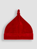 JoJo Maman Bébé red Peter Rabbit My First Christmas velour hat (British brand)