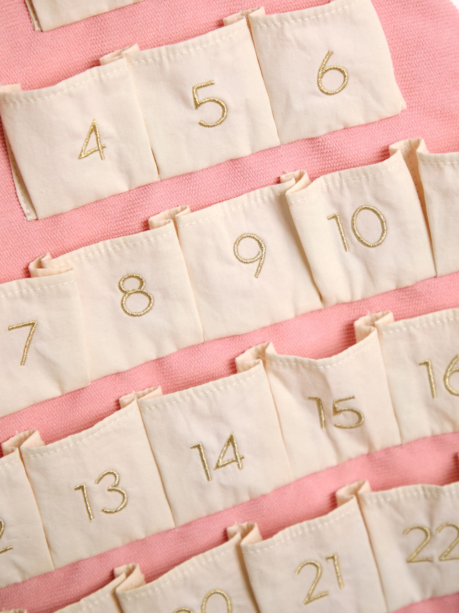 JoJo Maman Bébé Fairy Mouse hanging fabric advent calendar - British product