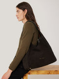 Jigsaw Brown Suede Womens Leather Slouch Bag