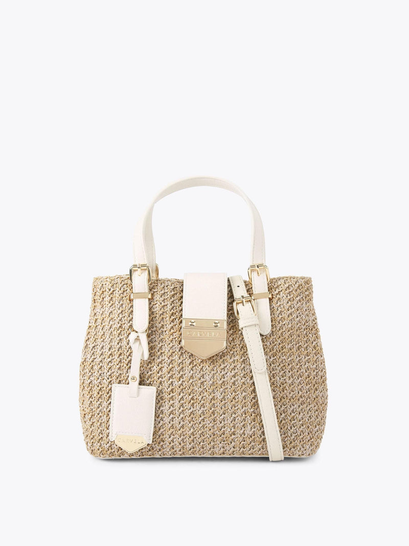 Carvela Maria tote bag natural raffia (British brand)