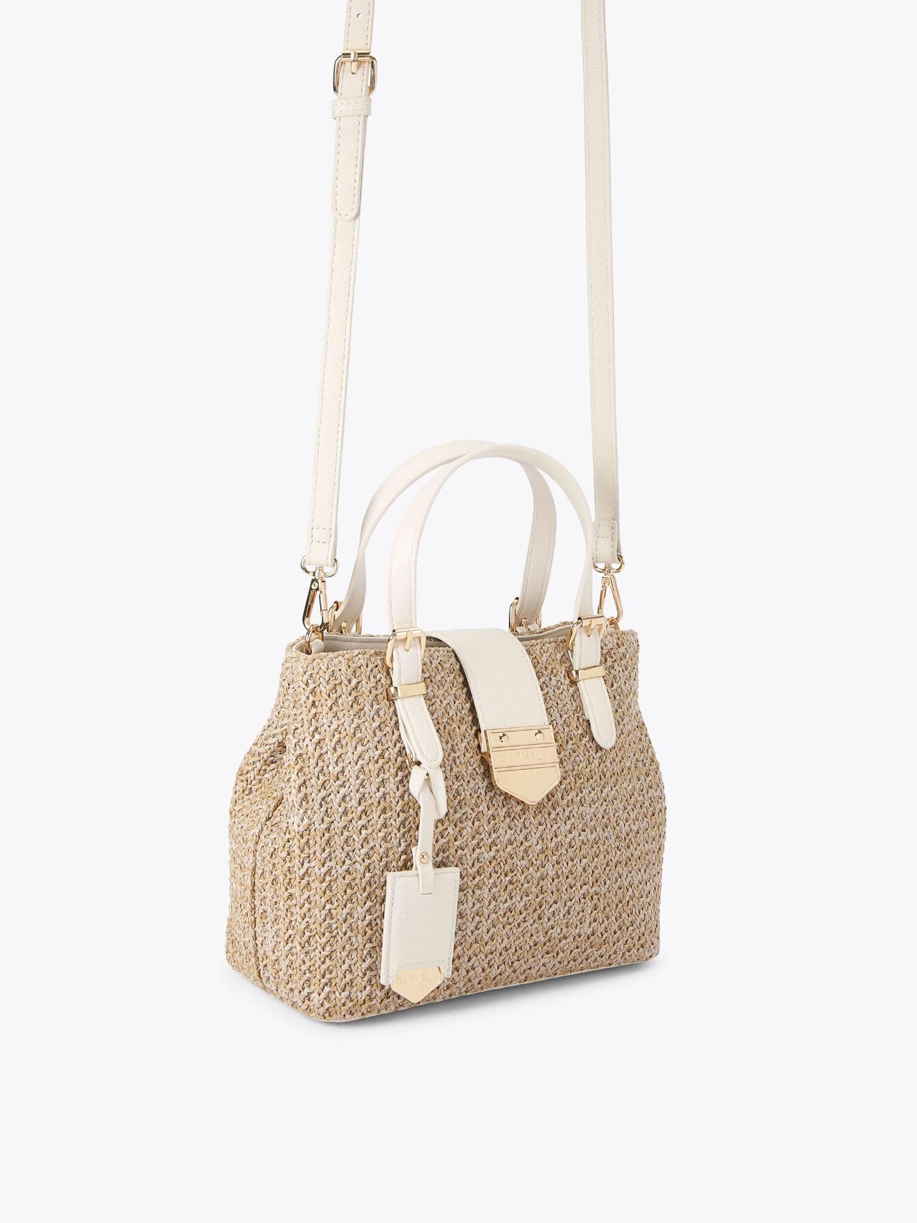 Carvela Maria tote bag natural raffia (British brand)