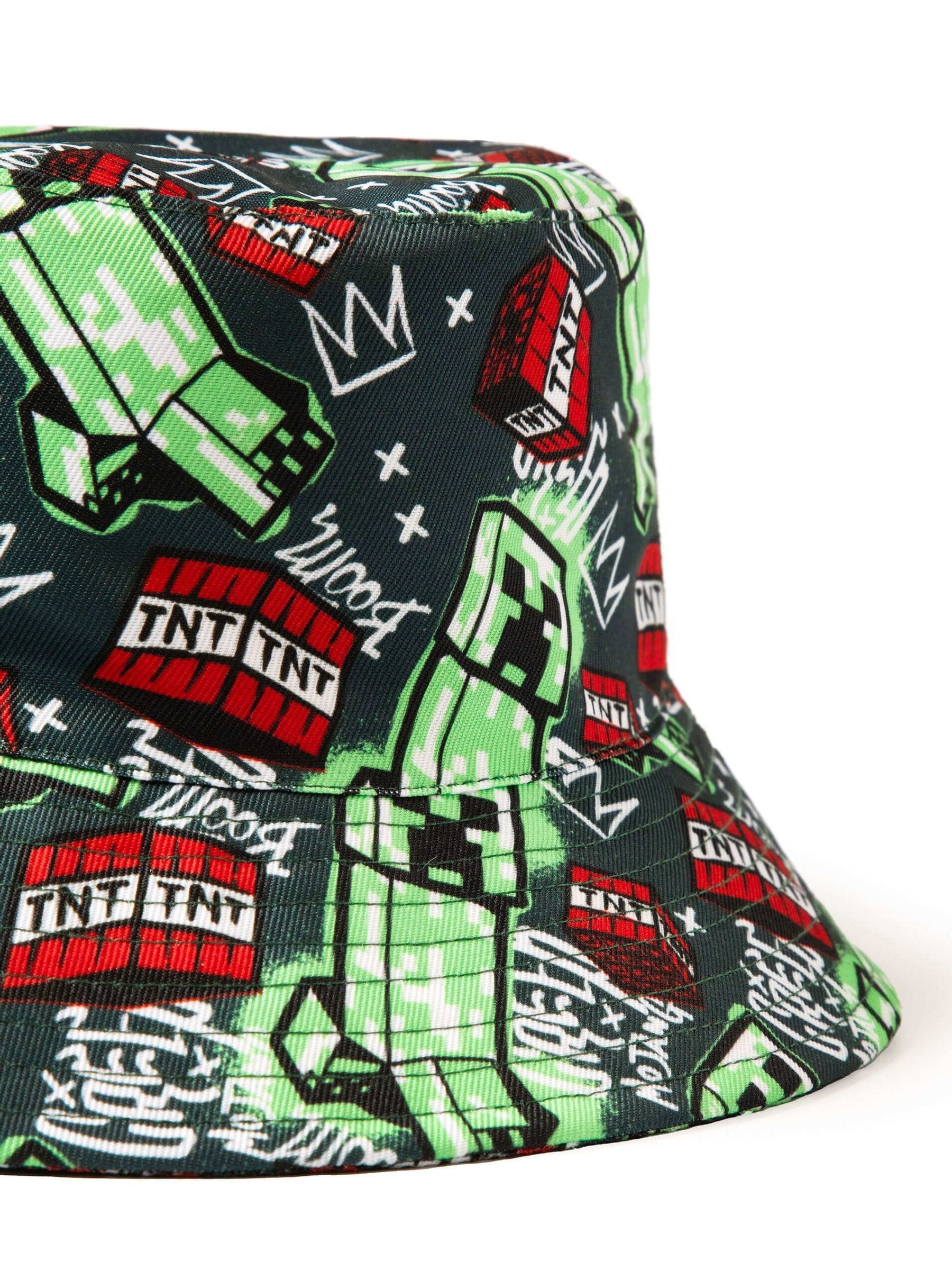 Vanilla Underground Minecraft kids bucket hat (British brand)