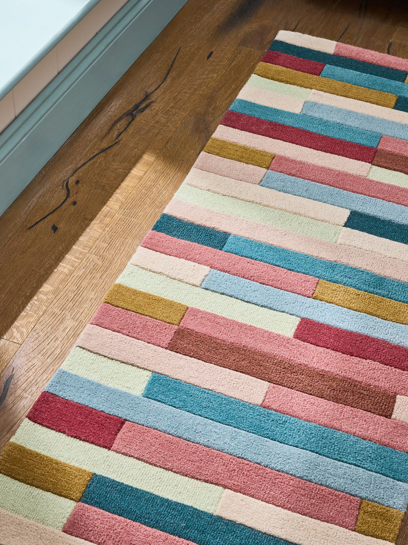 Rio broken stripes wool runner, UK version