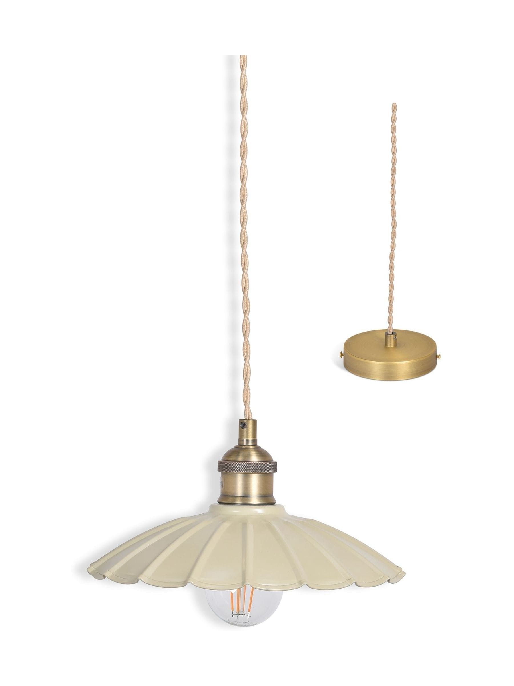 Garden Trading Clay Wanstrow ceiling pendant small version (British brand)