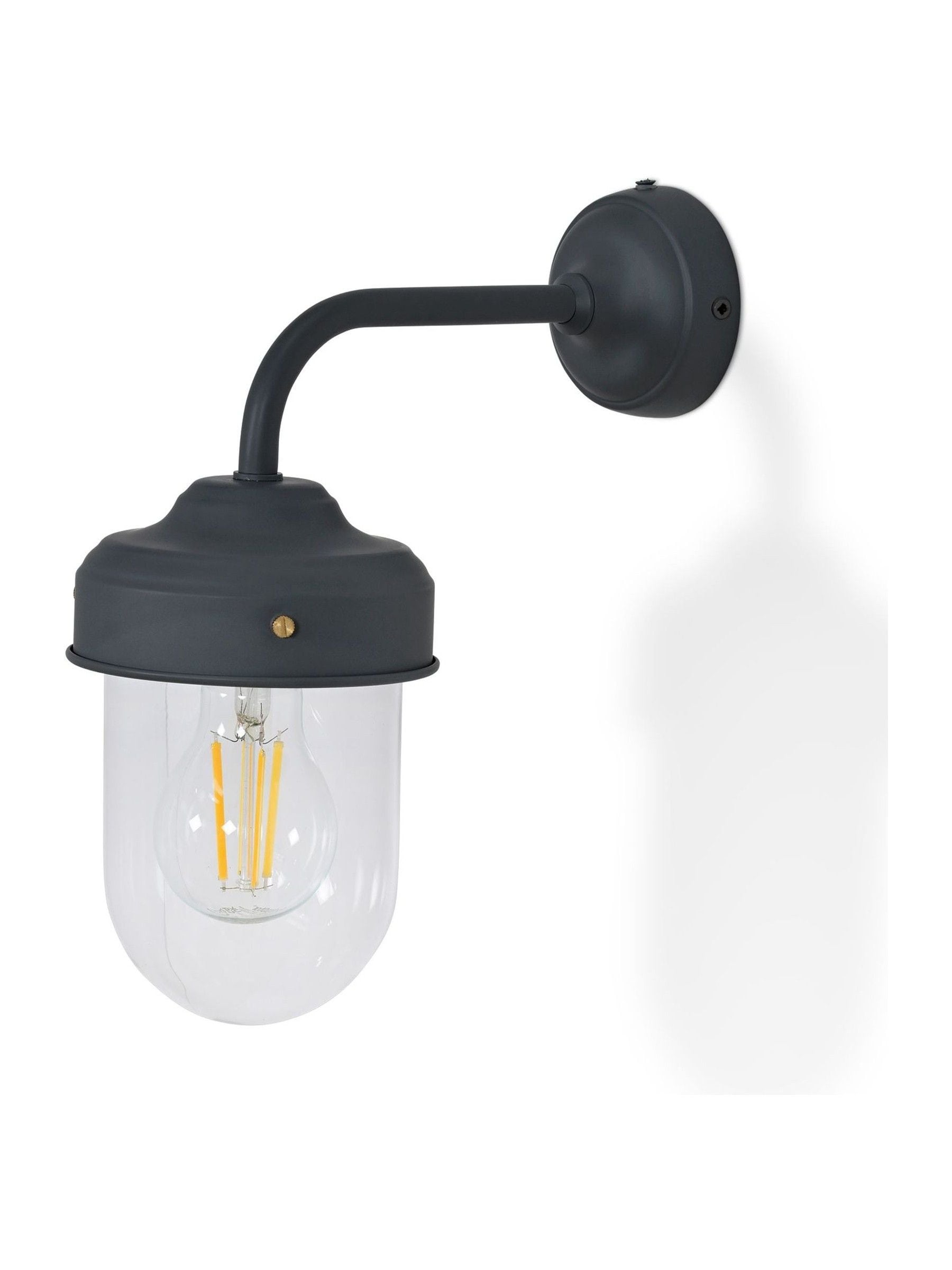 Garden Trading Carbon Thurlaston Barn Light 27cm, UK version