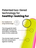 Tangle Teezer pink and yellow large pet brush, UK version