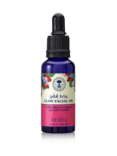 Next Neals Yard Remedies Wild Rose Glow Facial Oil 28ml- Kjøp online hos McGrocer