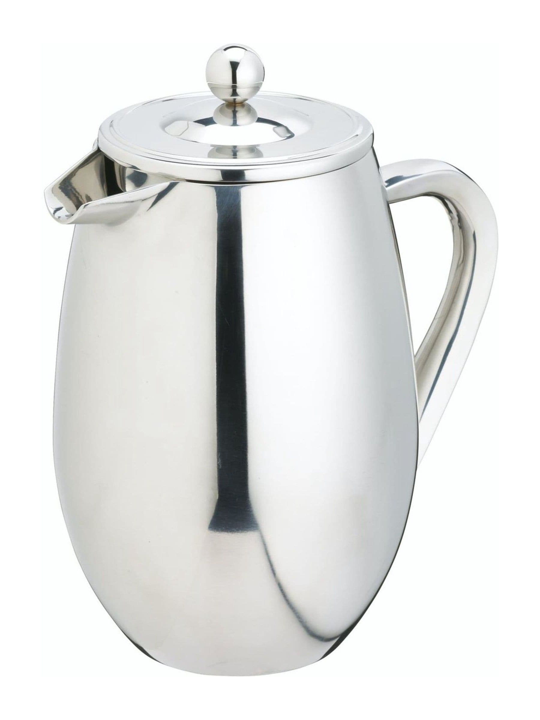 La Cafetiere silver stainless steel cafetière 1L, imported from the UK