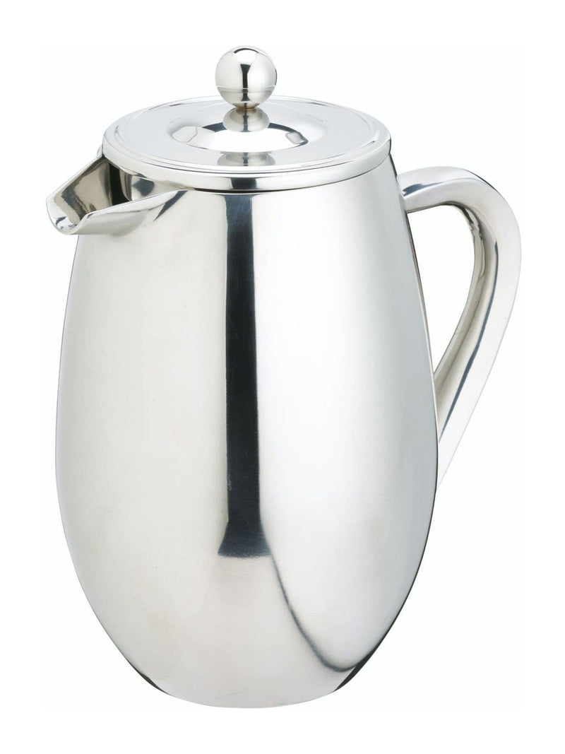 La Cafetiere silver stainless steel cafetière 1L, imported from the UK