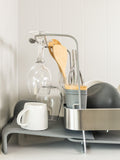 KitchenAid expandable dish drying rack glassware holder charcoal grey (British brand)