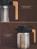 La Cafetiere silver stainless steel vacuum insulated coffee jug, UK version