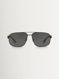 Polo Ralph Lauren Black Ph3112 pilot sunglasses, imported from the UK