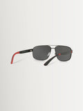 Polo Ralph Lauren Black Ph3112 pilot sunglasses, imported from the UK