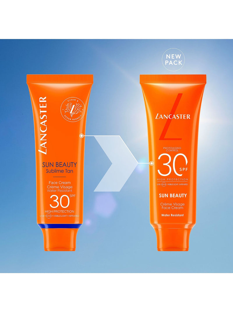 Lancaster Sun Beauty Face Cream SPF30 50ml, UK version