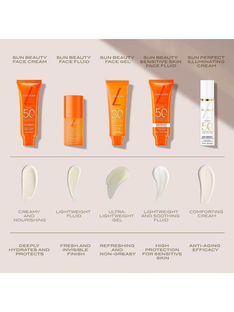Lancaster Sun Beauty Face Cream SPF30 50ml, UK version