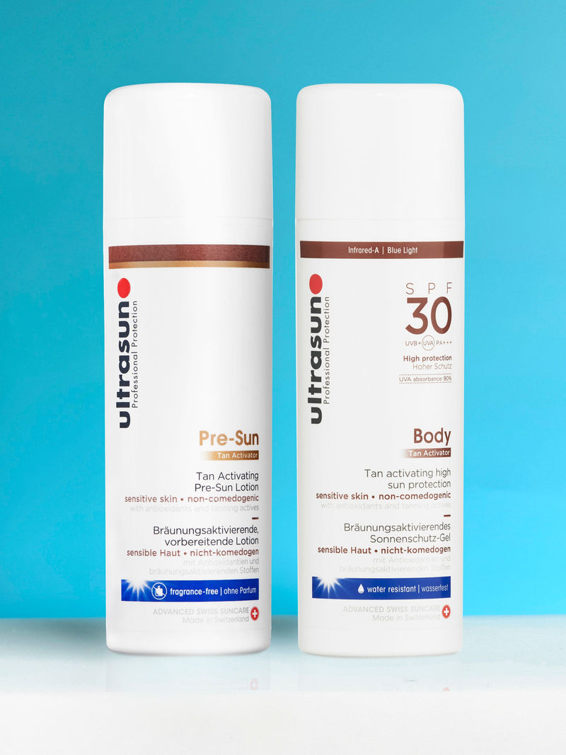 Ultrasun SPF 30 tan activator bundle 150ml (British brand)