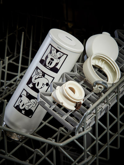 Next Thermos White Direct Drink Flaske Disney Mickey Mouse Signature Isolerende Drikkeflaske 470ml - Kjøp online hos McGrocer