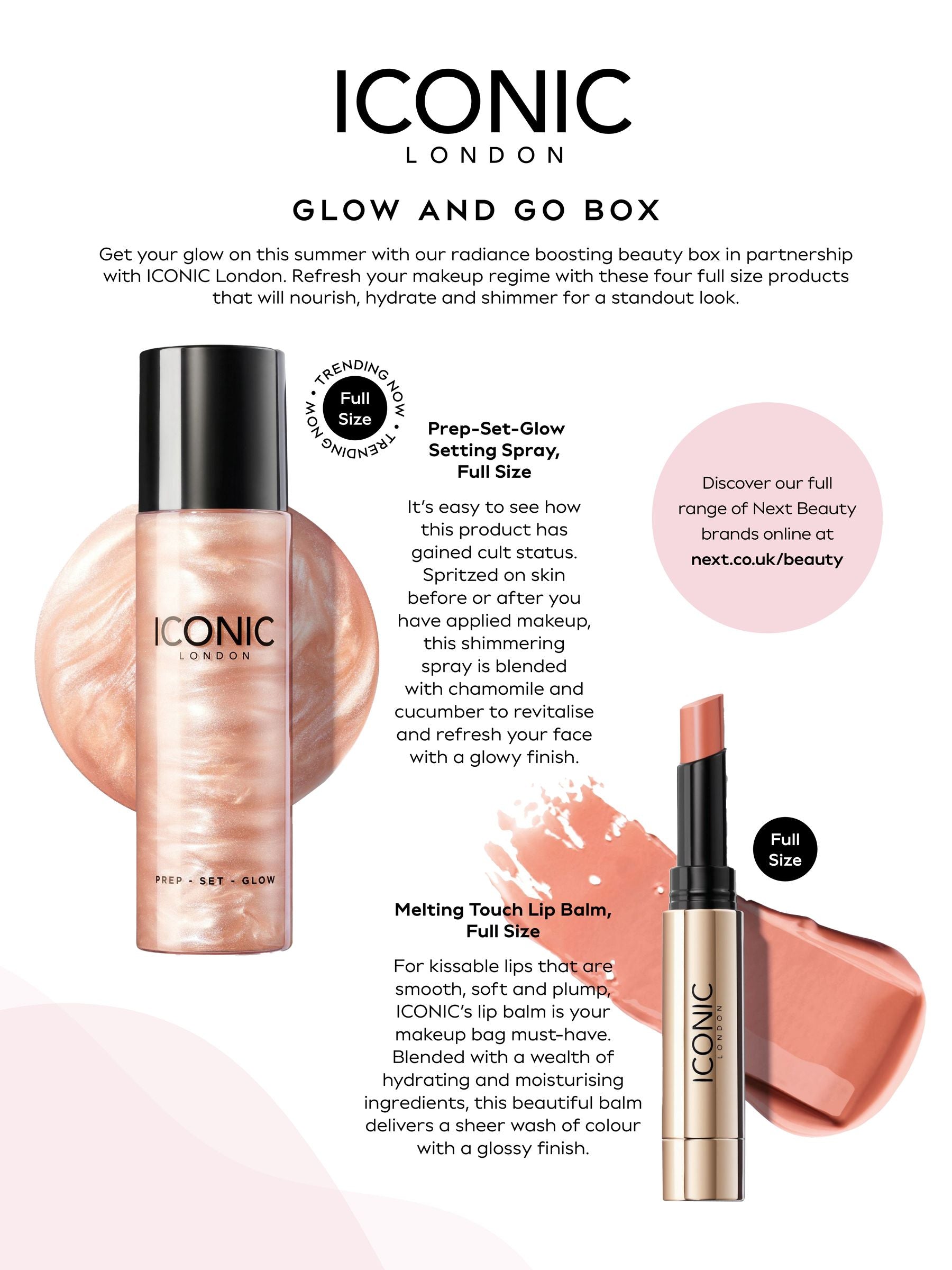 ICONIC London Glow and Go Beauty Box (Worth £85)