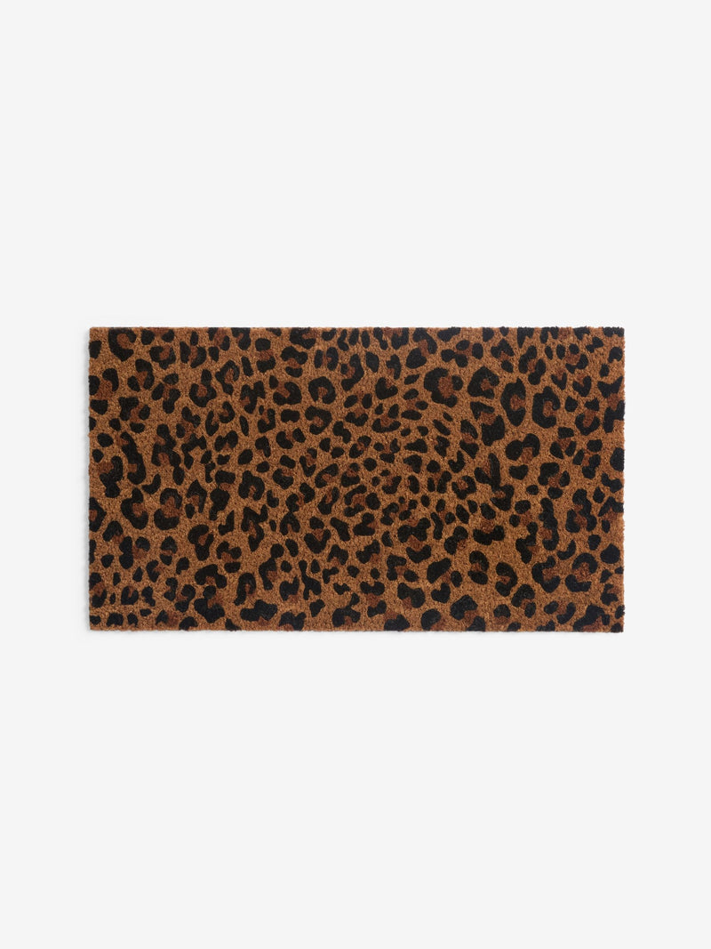 Rockett St George Leopard Love doormat - British product