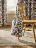 Leaf print blackout thermal curtains with eyelets - British product