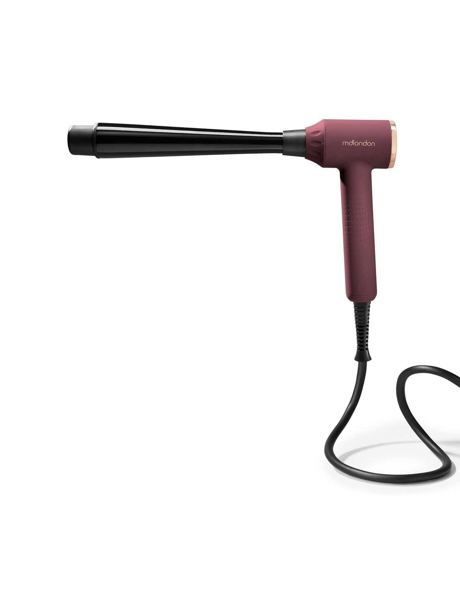 mdlondon 4-in-1 rightangled curling wand (British brand)