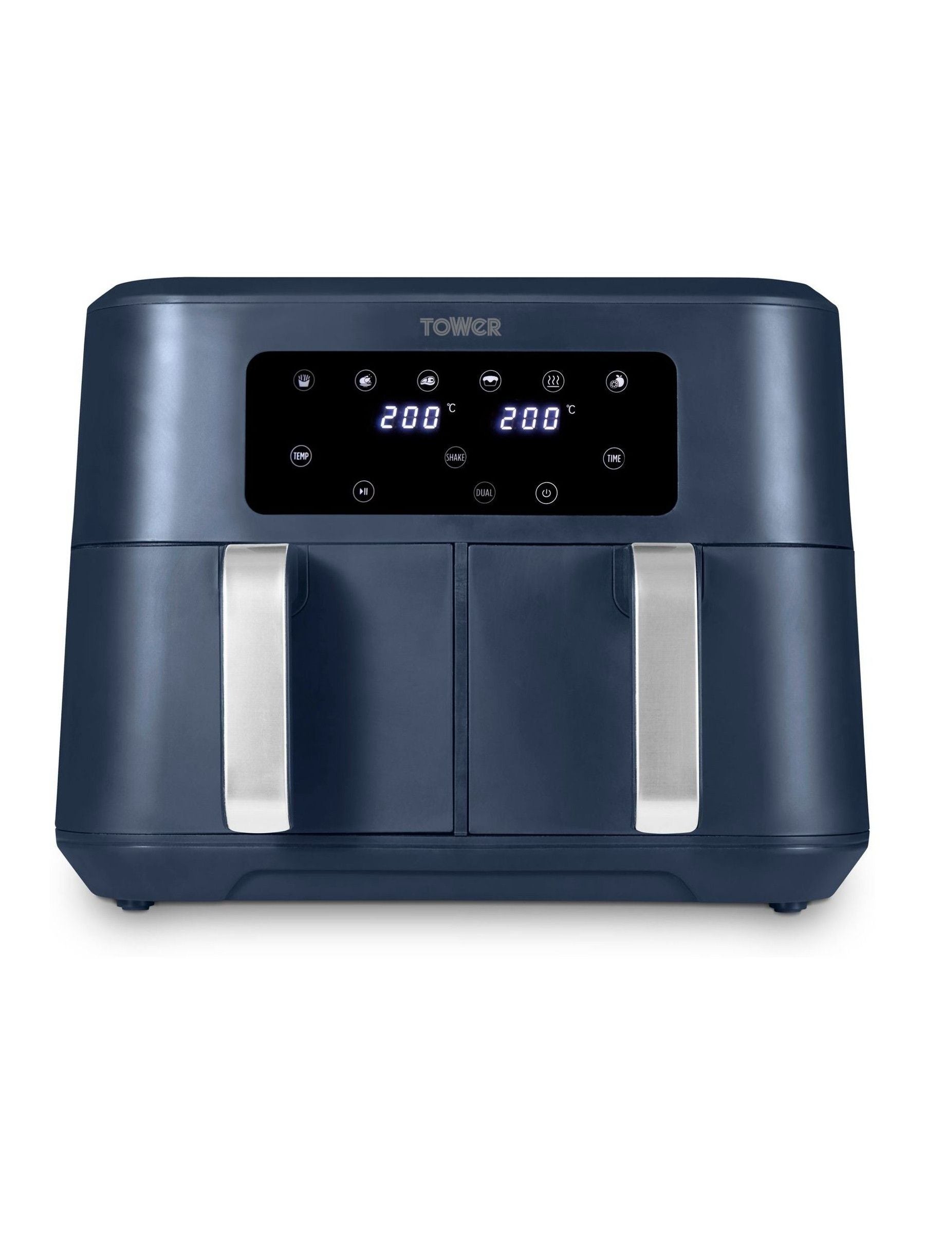 Tower Blue Vortx dual basket air fryer 8.5L (British brand)
