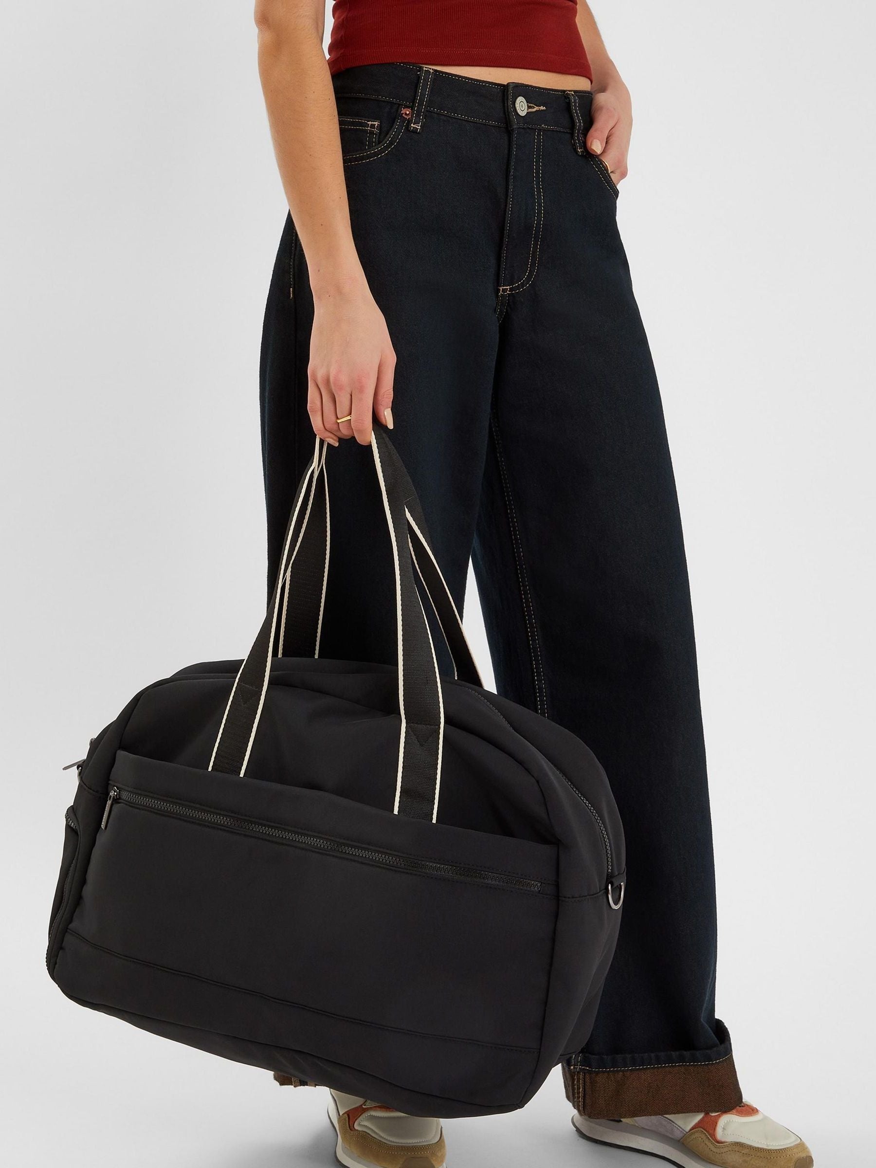 Accessorize black large weekend bag, imported from the UK
