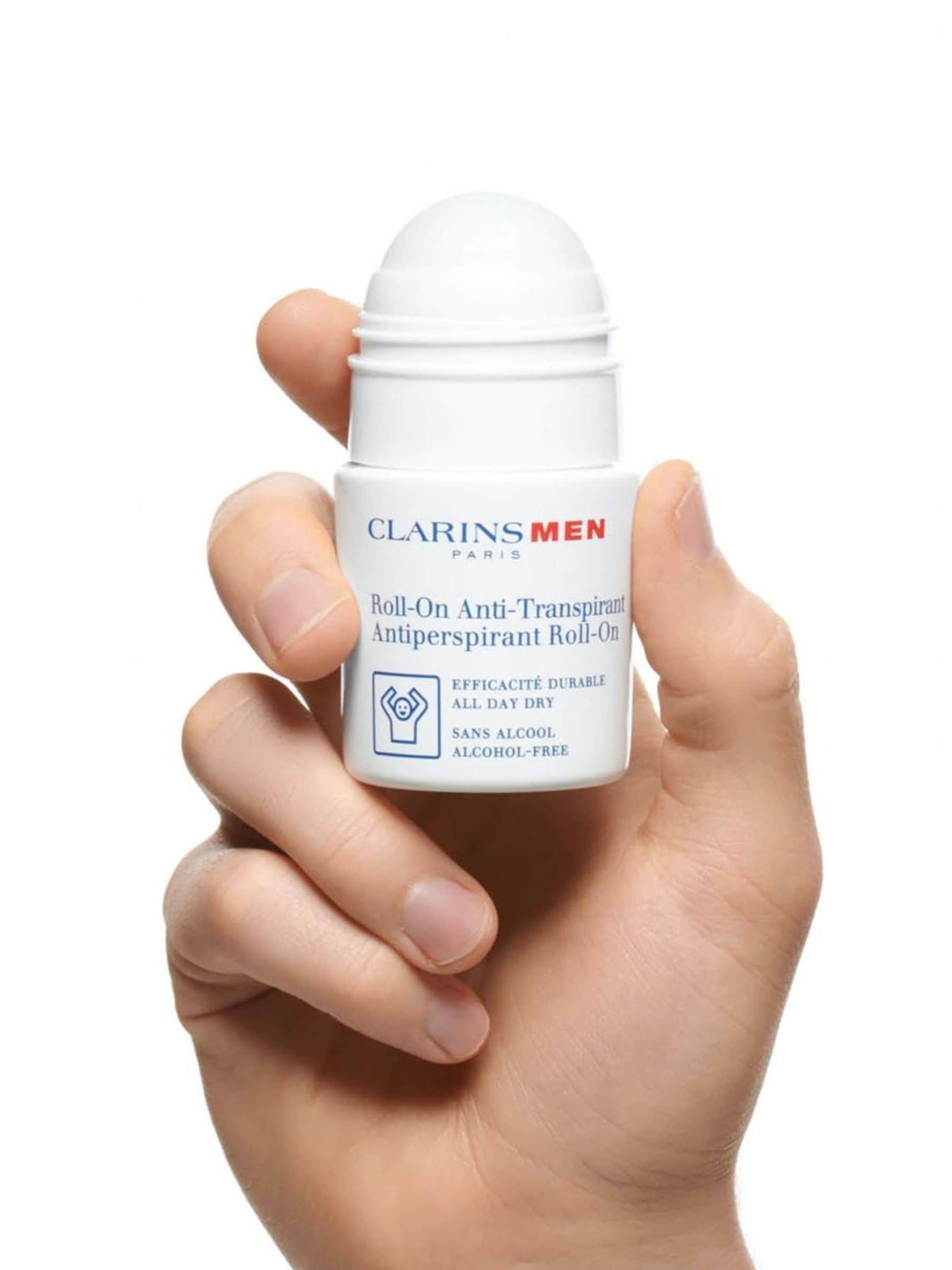 Clarins men's antiperspirant roll-on deodorant 50ml - British product