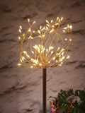 Lights4fun copper stake lights set of two, imported from the UK