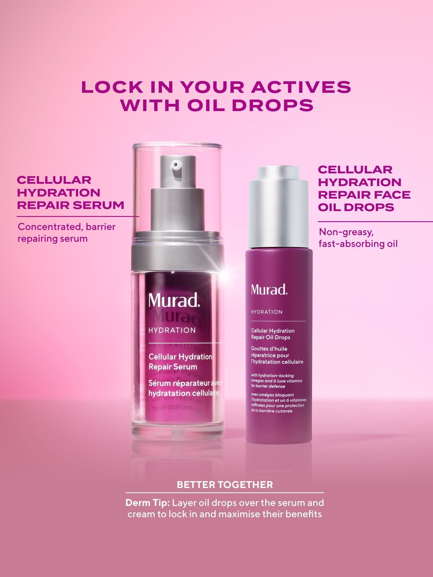 Murad Cellular Hydration Repair Oil Drops 30ml (British brand)