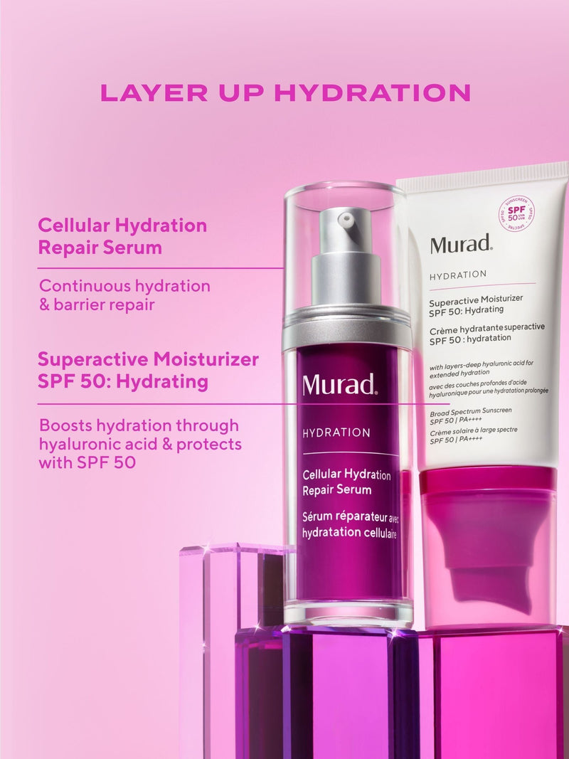 Murad Superactive Moisturizer SPF50 Hydrating 50ml, imported from the UK