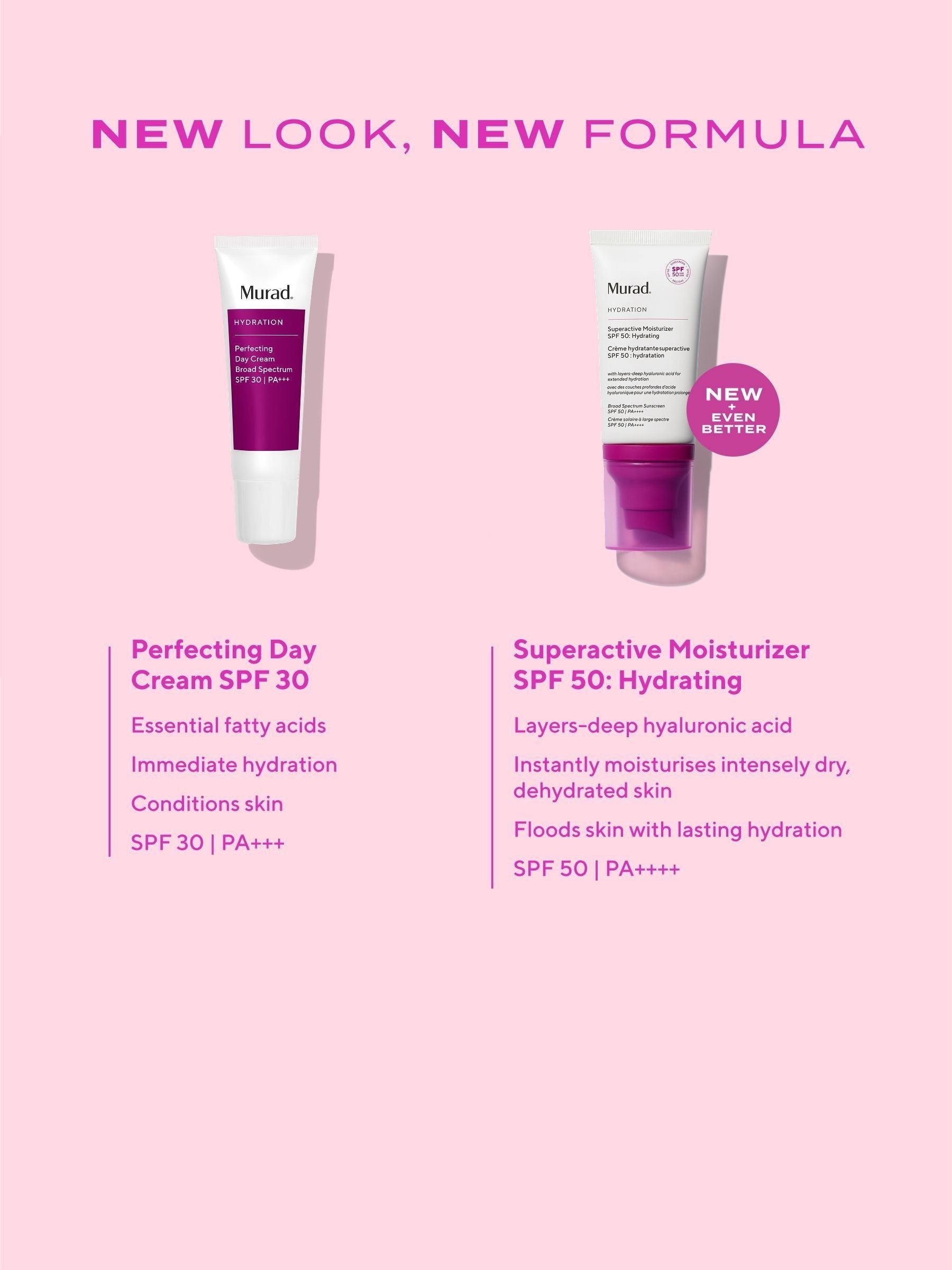 Murad Superactive Moisturizer SPF50 Hydrating 50ml, imported from the UK
