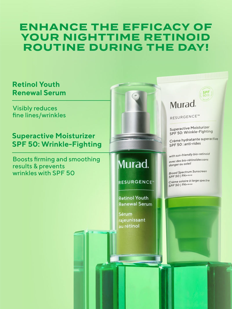 Murad Superactive Moisturizer SPF50 Wrinkle Fighting 50ml, imported from the UK
