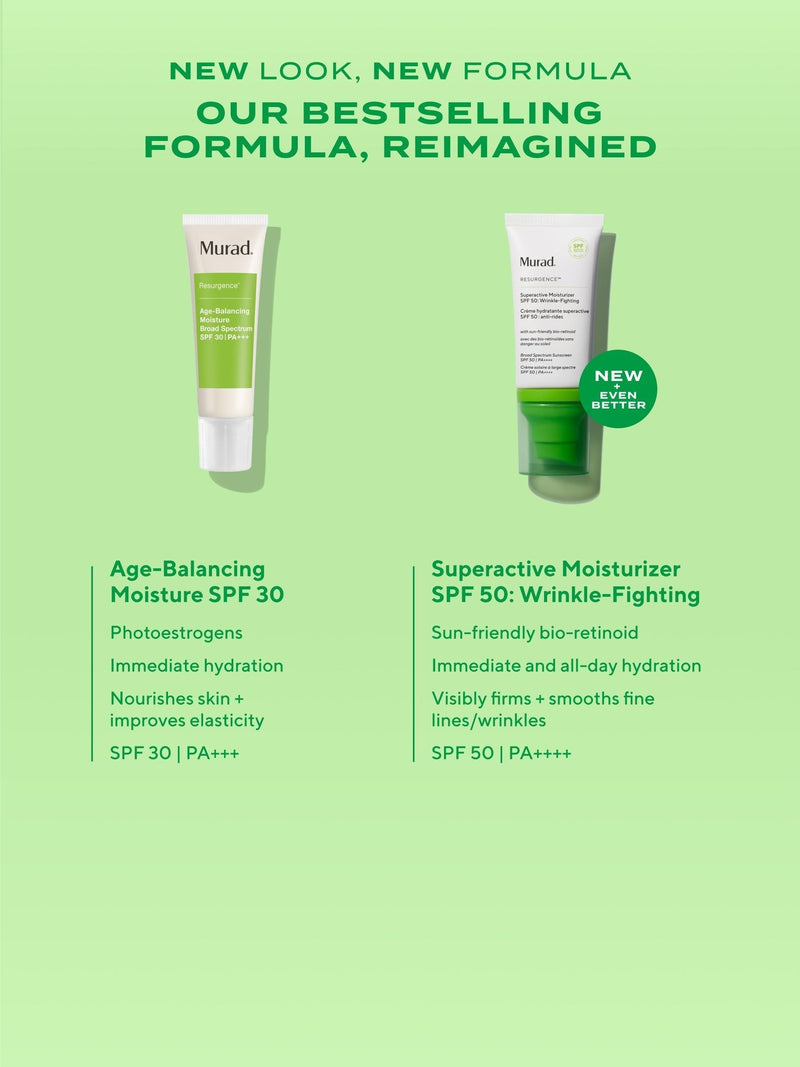 Murad Superactive Moisturizer SPF50 Wrinkle Fighting 50ml, imported from the UK