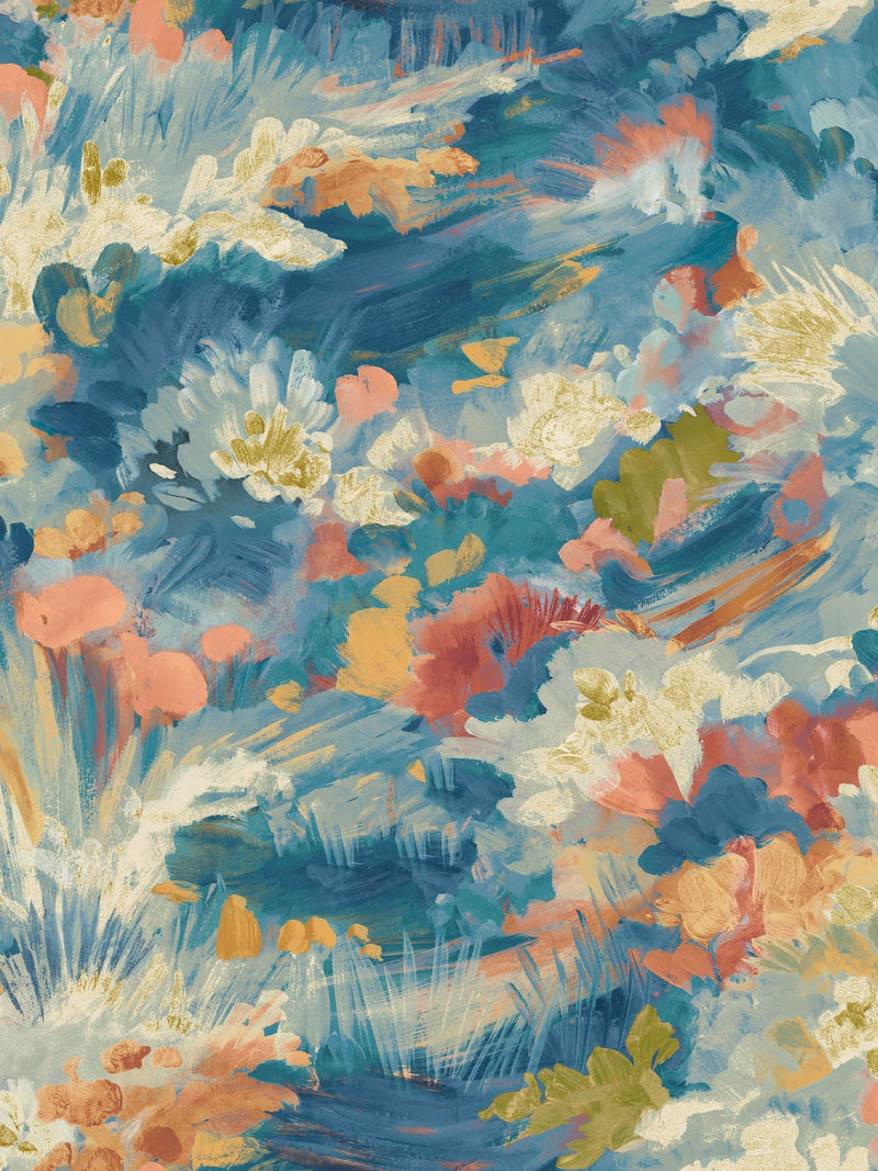 Ohpopsi Indigo Blush Awaken Wallpaper Sample