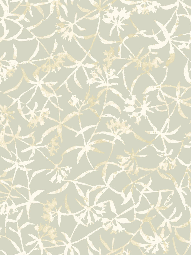 Ohpopsi Navy Entwine Wallpaper Sample