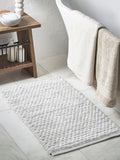 White Bobble Bath Mat