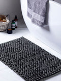 Charcoal Grey Bobble Bath Mat