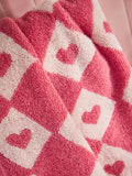 Pink heart towel 100% cotton, imported from the UK