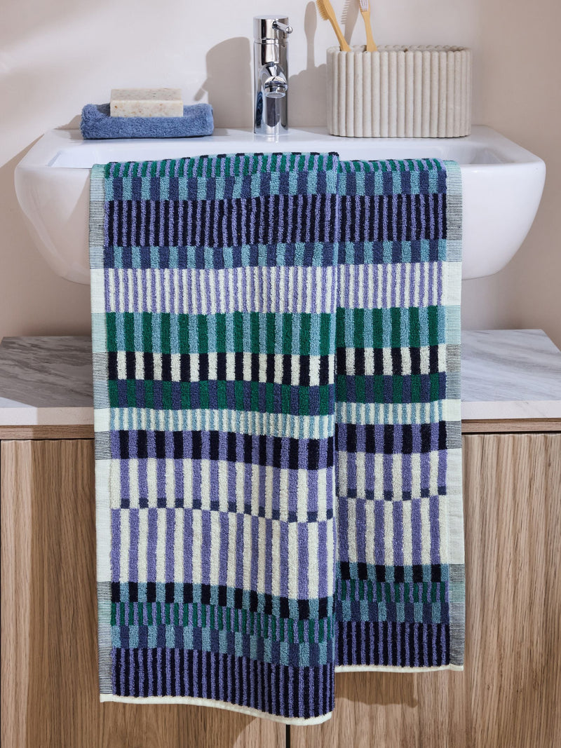 Blue Stripe Towels