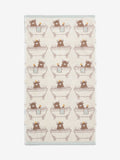 Natural Hamish the Highland Cow towel 100% cotton - British product