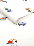 Brights transport wallpaper sample A4 - British product