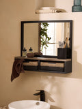 Bronx bathroom wall mirror with drawers 55cm, imported from the UK