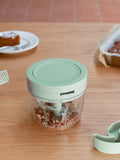 Brabantia Jade Green Tasty+ manual food chopper (British brand)